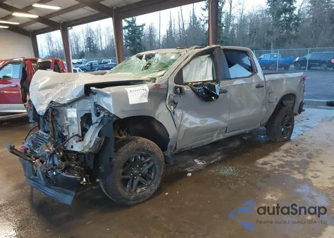 2024 Chevrolet Silverado 1500 4Wd Short Bed Custom Trail Boss from USA, damaged, VIN 3GCUDCE81RG215062